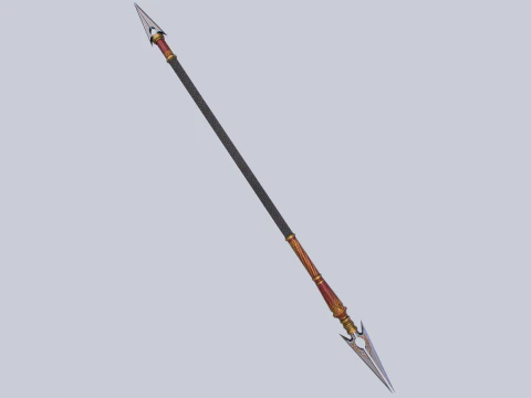 Draconic spear 3D Model