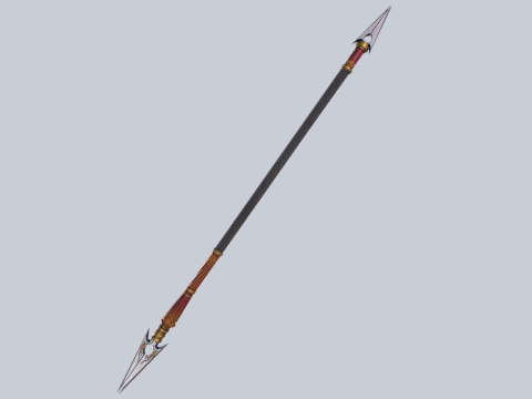 Draconic spear 3D मॉडल