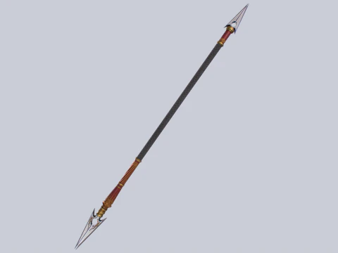 Draconic spear 3D Model