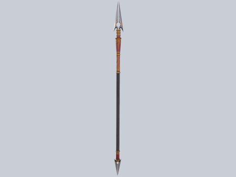 Draconic spear 3D मॉडल