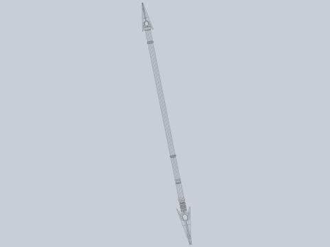 Draconic spear 3D मॉडल