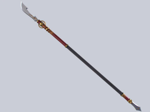 Draconic spear 3D Model