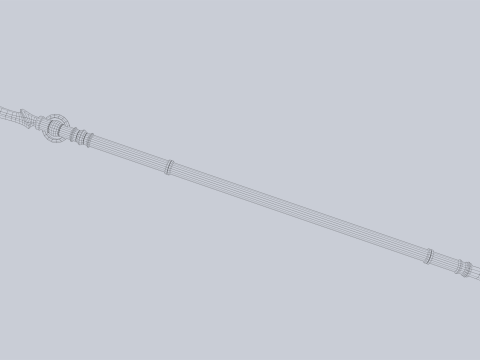 Draconic spear 3D मॉडल