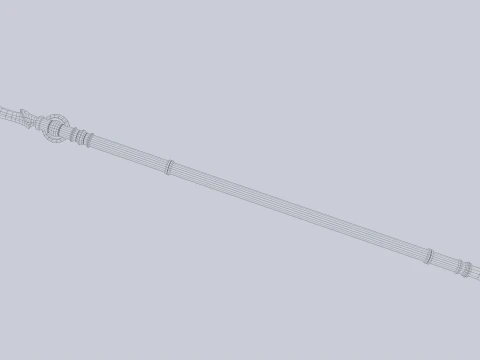 Draconic spear 3D Model