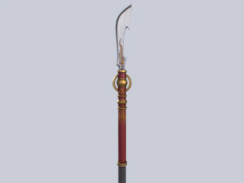 Draconic spear 3D Model