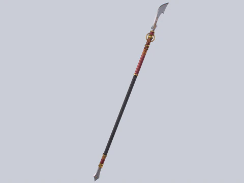 Draconic spear 3D Model
