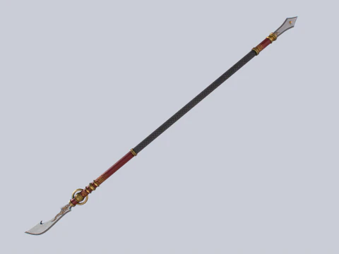 Draconic spear 3D Model