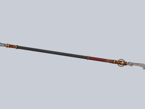 Draconic spear 3D मॉडल