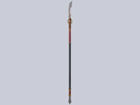 Draconic spear 3D Model
