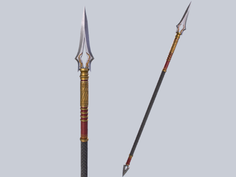 Draconic spear 3D Model