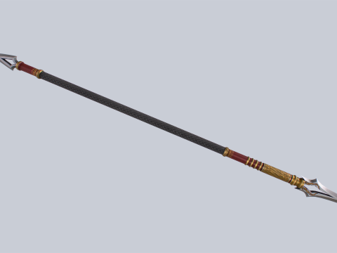 Draconic spear 3Dモデル