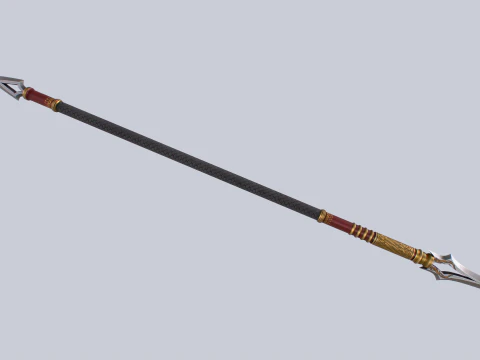 Draconic spear 3D Model