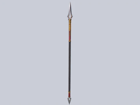 Draconic spear 3D Model
