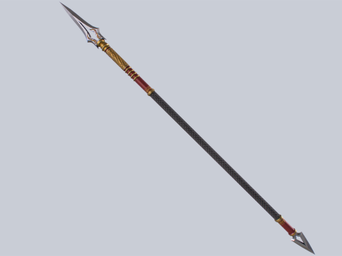 Draconic spear 3Dモデル