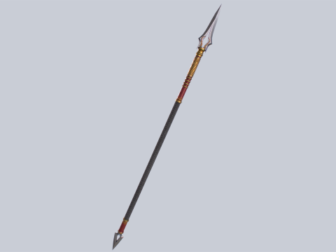 Draconic spear 3Dモデル