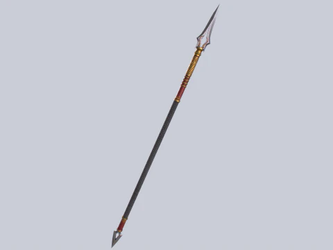 Draconic spear 3D Model