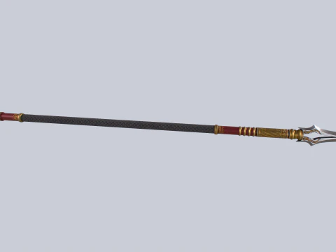 Draconic spear 3D Model