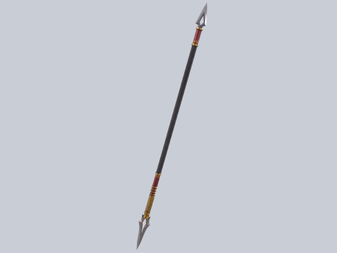 Draconic spear 3Dモデル