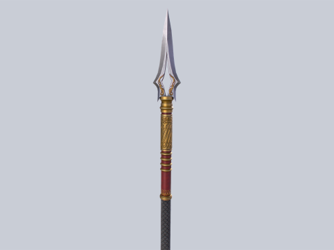 Draconic spear 3Dモデル