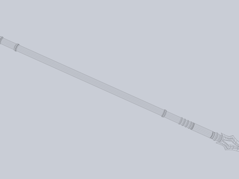 Draconic spear 3Dモデル