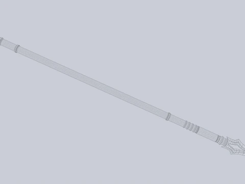 Draconic spear 3D Model