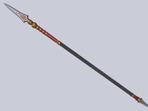 Ejderha mızrağı 3D Model