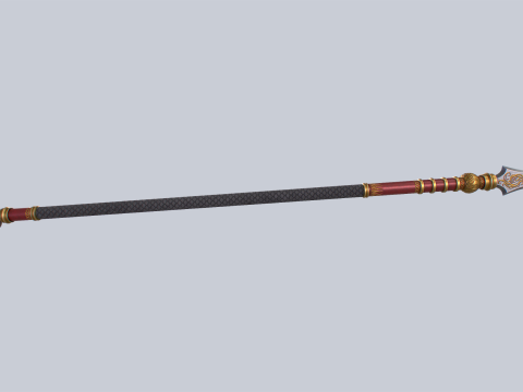 Draconic spear Modello 3D