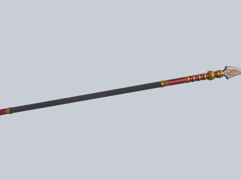 Draconic spear Modello 3D