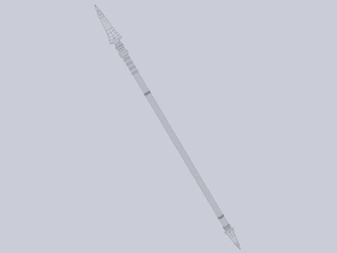 Ejderha mızrağı 3D Model