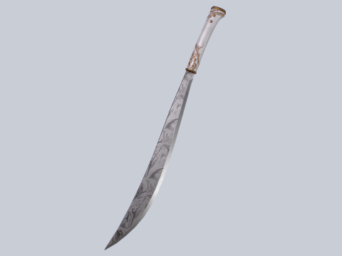 Damascus bolo 3D 모델