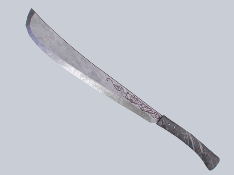 Silver bolo 3D Model