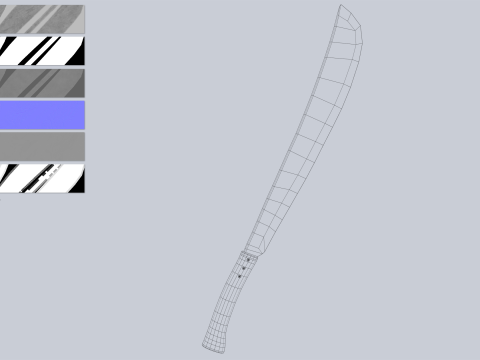 Silver bolo 3D-Modell