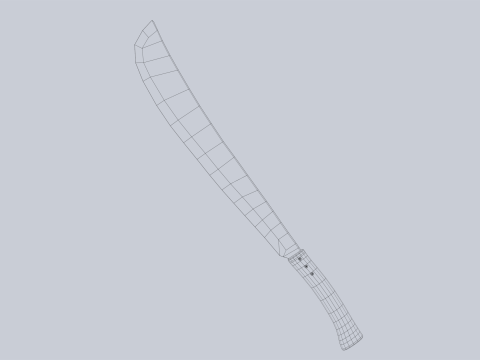Silver bolo 3D-Modell