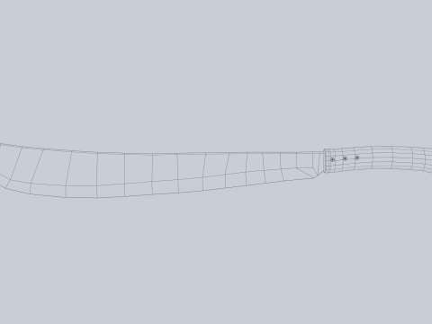 Silver bolo 3D-Modell