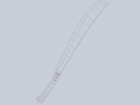 Silver bolo 3D-Modell