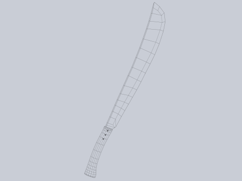 Silver bolo 3D-Modell