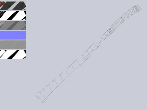 Bolo temprato nero Modello 3D