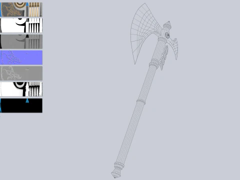 Odmrożony top&oacute;r Model 3D