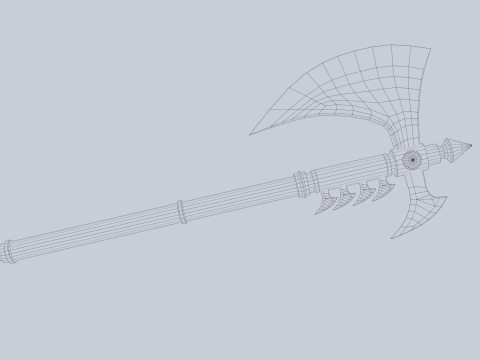 Frostbite axe 3D Model