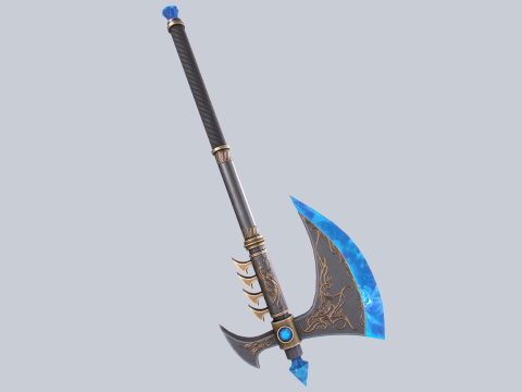 Frostbite axe 3D Model