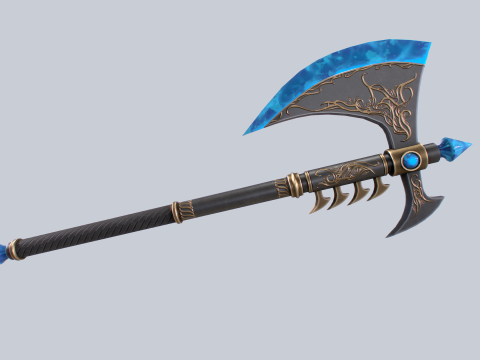 Frostbite axe 3D Model