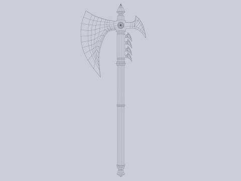 Frostbite axe 3D Model