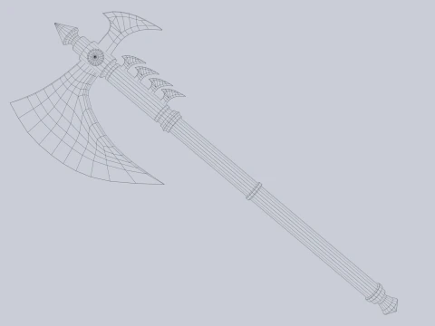 Odmrożony top&oacute;r Model 3D