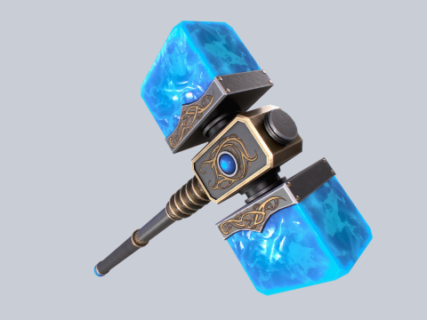 Frostbite hammer 3D 모델
