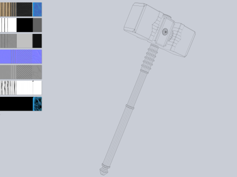 Frostbite hammer 3D 모델