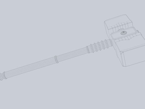 Frostbite hammer 3D 모델