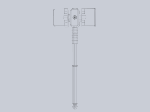 Frostbite hammer 3D 모델