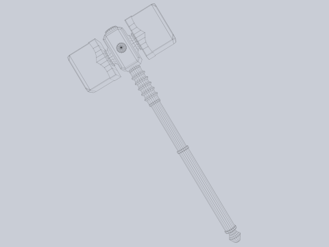 Frostbite hammer 3D 모델