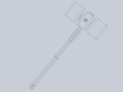 Frostbite hammer 3D 모델