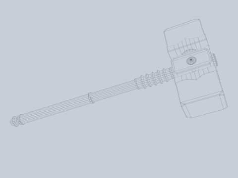 Frostbite hammer 3D 모델